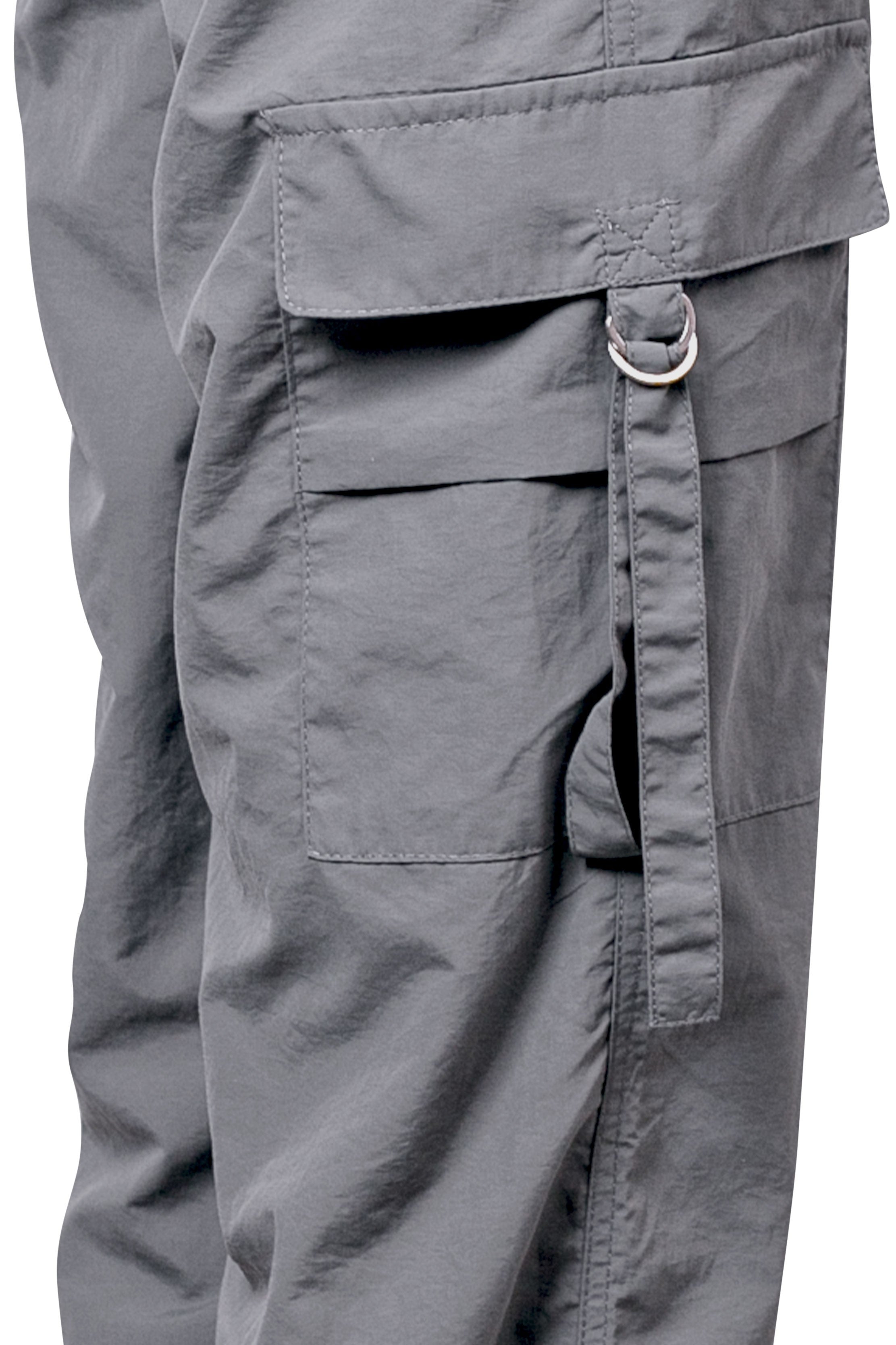 Parachute Cargo Pants - Gray