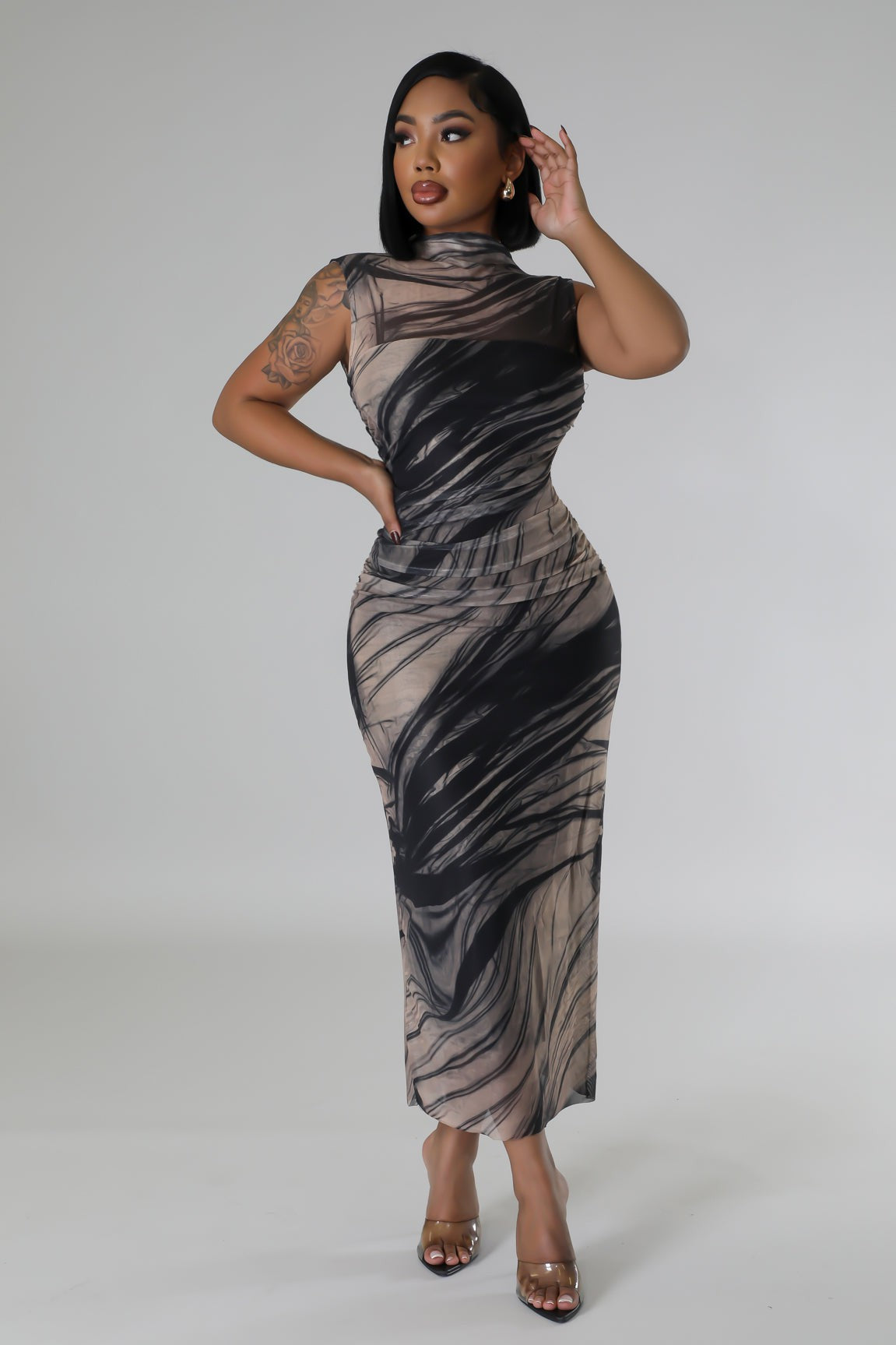 Dearly Yours Maxi Dress - Print