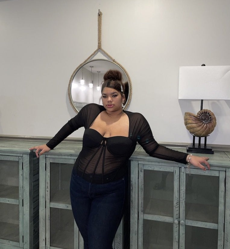Friday Night Plus Size Corset Top