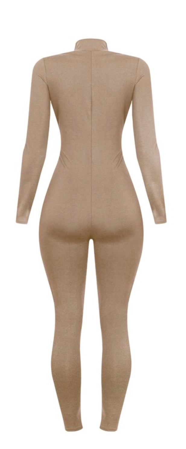 Aly Jumpsuit - Taupe