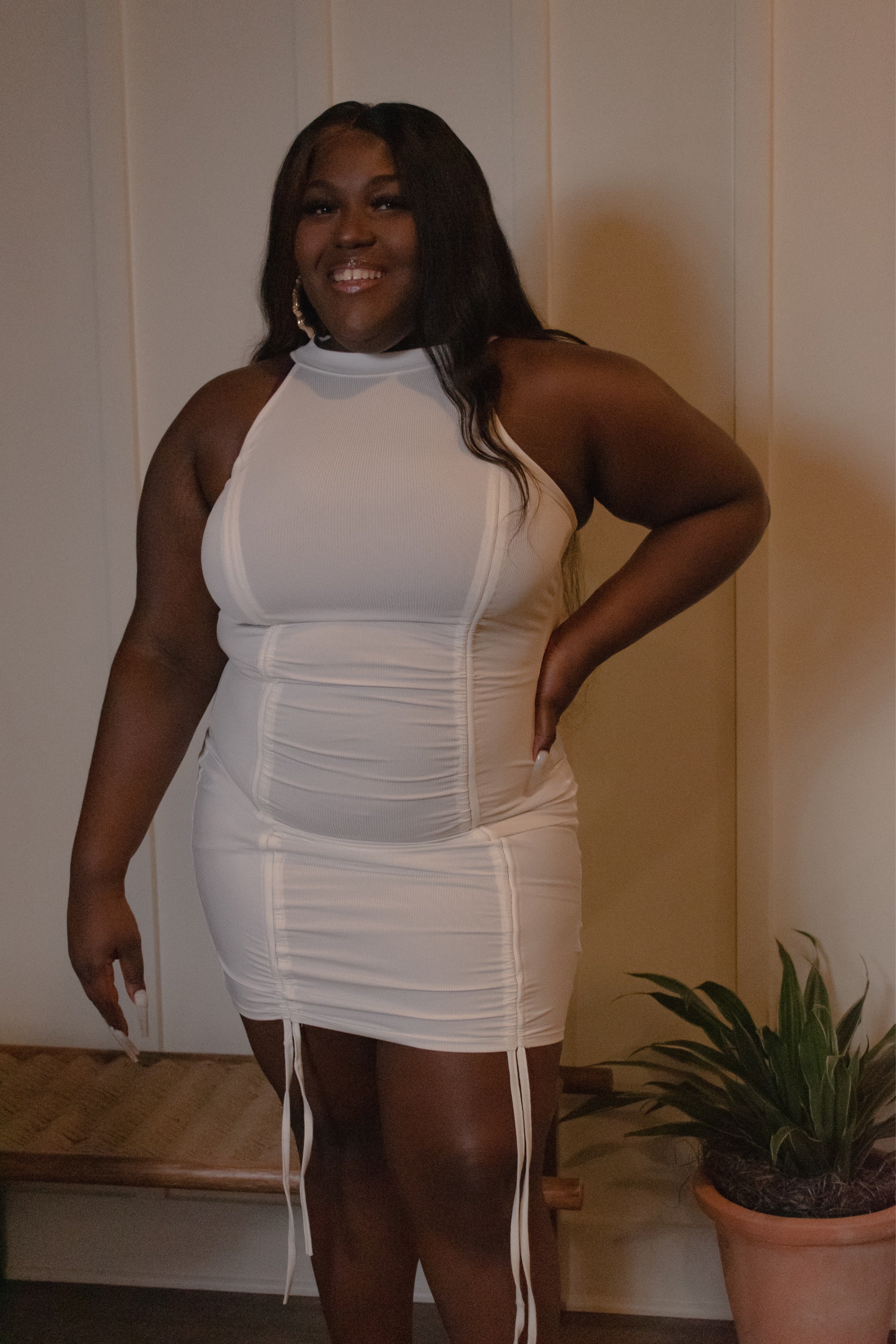 All You Ever Wanted Ruched Plus Size Dress