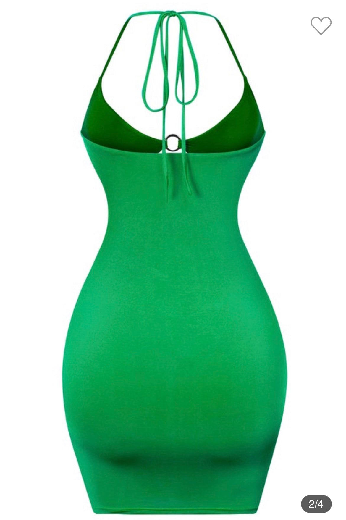 Act Up Mini Dress - Green